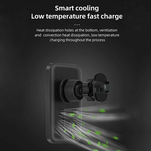 Magnetic Wireless Charger Car Mount Holder For 12 13 14 Pro Max