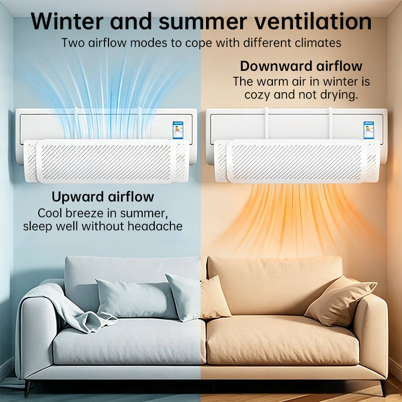 AC Wind Deflector – Adjustable Air Conditioner Diffuser to Stop Cold Air Blowing Directly on You