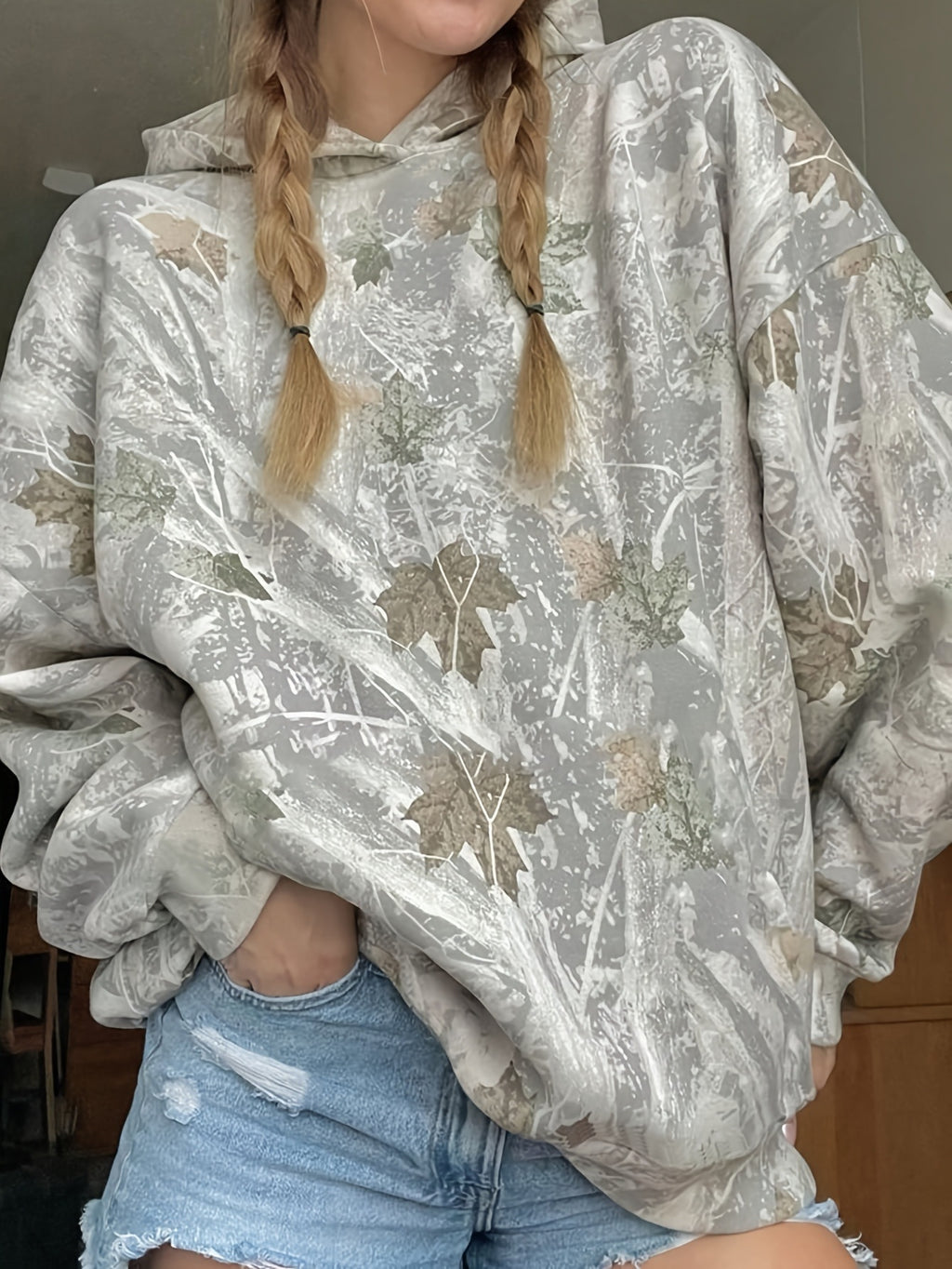 Hoodie Casual Sweatshirt Pullover Top