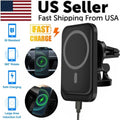 Magnetic Wireless Charger Car Mount Holder For 12 13 14 Pro Max
